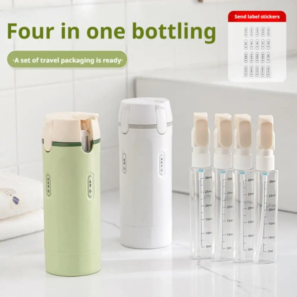 Travel Dispensing Storage Bottle (contains 4 inner bottles)